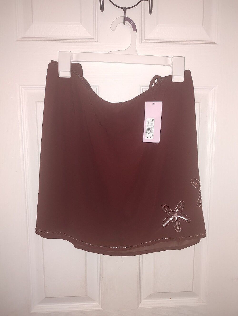 Wild Fable Women's Starfish Sarong Mini Skort in brown Size 2XL